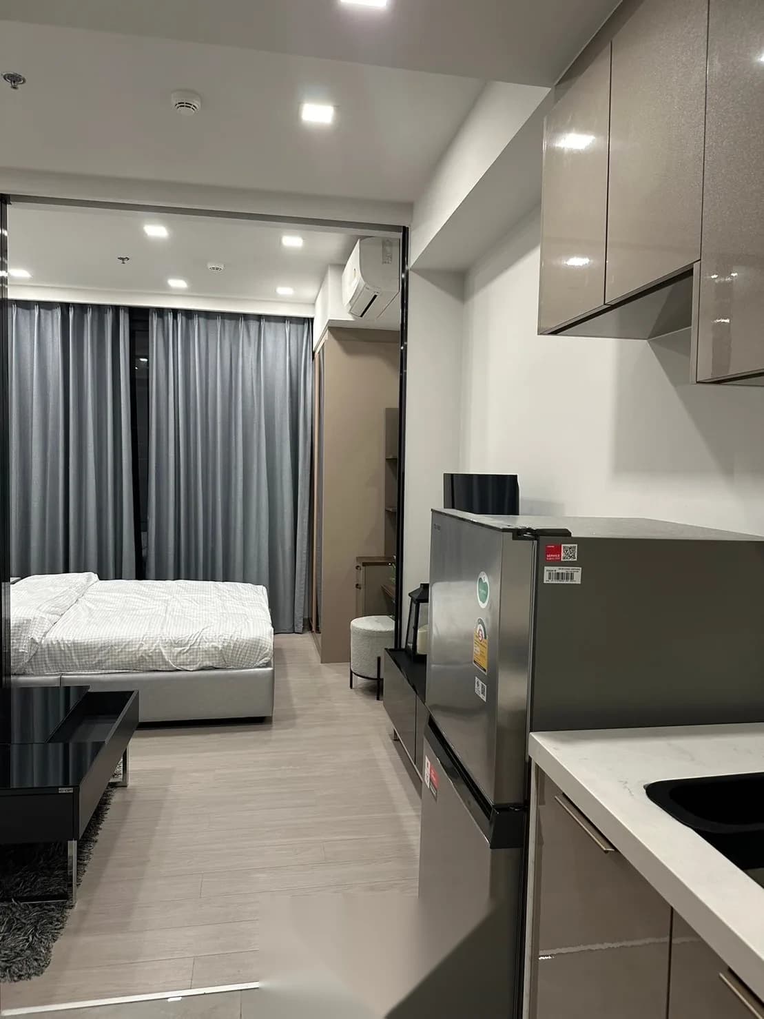 ให้เช่า One Nine Five อโศก สตูดิโอ 1 ห้องน้ำ ขนาด 29 ตร.ม. ชั้น 4 ใกล้ MRT เพชรบุรี view 2